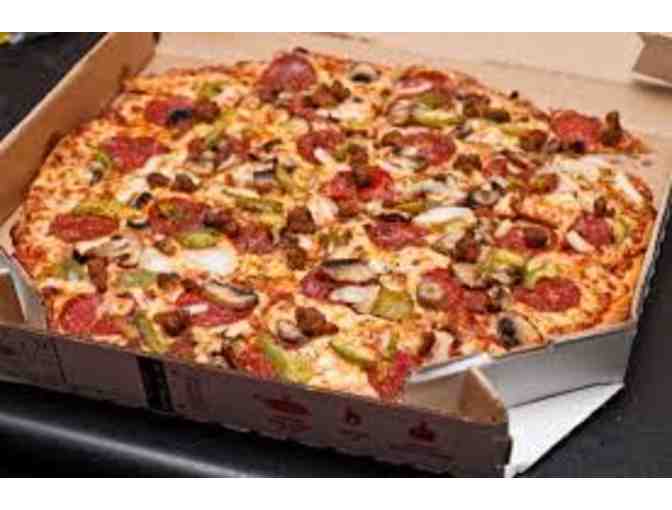 Domino's - 5 large, 1 topping pizzas
