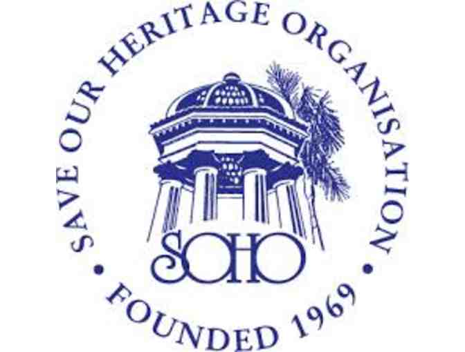 Save Our Heritage Organisation (SOHO) - 4 Admission Tickets (see details below)