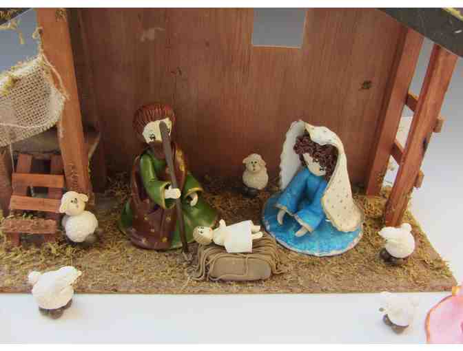 Handcrafted Nativity Set - 15-Piece