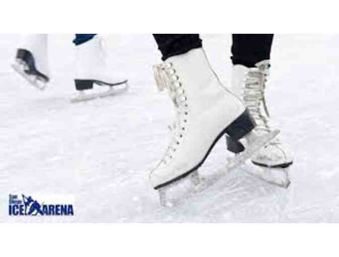 San Diego Ice Arena - Gift Certificate for 10 Public Lessons & Admission Passes W/ Skates