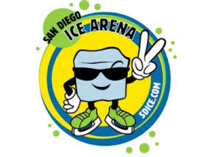 San Diego Ice Arena - Gift Certificate for 10 Public Lessons & Admission Passes W/ Skates