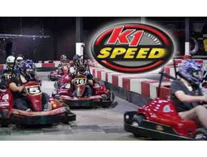 K1 Speed Indoor Kart Racing - 2 Gift Cards (Each for 1 Race & License)