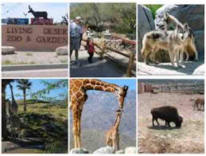 The Living Desert Zoo & Gardens (Palm Desert) - 4 Admission Passes (2 Child, 2 Adult)