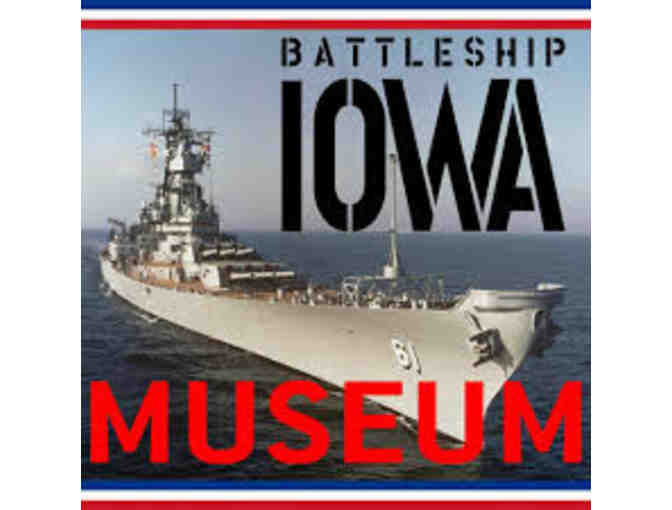 Battleship IOWA Museum - 4 General Admission Tickets