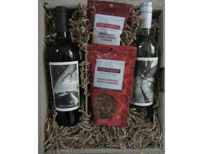 Clif Family Winery - Gift Basket containing Wine and Nuts
