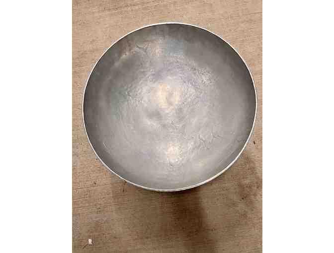 18" Wendell August Forge aluminum bowl - Flying Geese - Photo 1