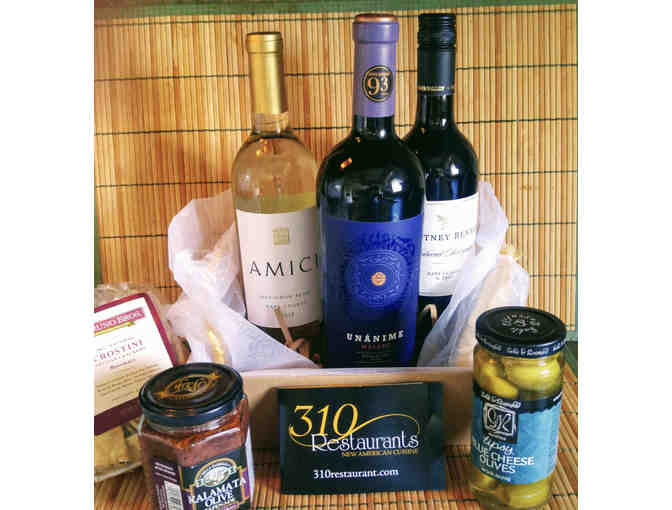 Wine and Dine Gift Basket + $100 Gift Card to 310 Park South or Blu on the Avenue