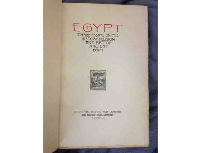 Egypt: Three Essays on History, Religion and Art of Ancient Egypt, by Martin Brimmer