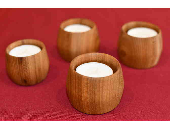 Tea Lights *made from historic wood