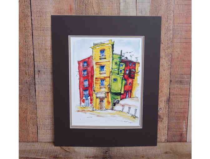 Bright City Watercolor