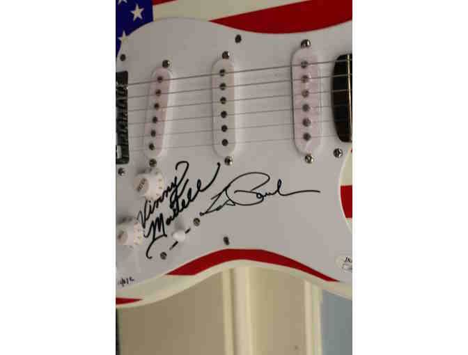 Guitar Autographed by Vince Martell and Les Paul