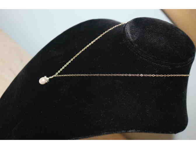Pearl Drop Necklace Meg Jewelry