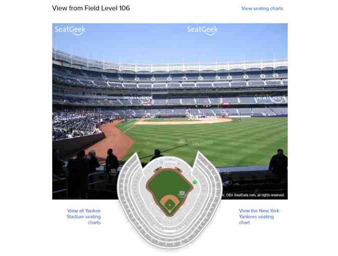 4 Tickets to a NY Yankees vs. Texas Rangers Game