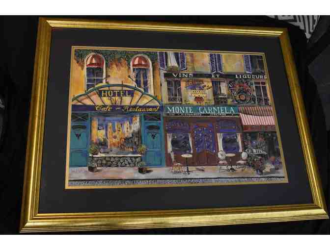 Framed Daniel Gerr's 'Monte Carmela' Serigraph