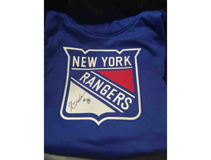 Rangers Package: Hat, Puck and Sweatshirt signed by Kevin Weekes