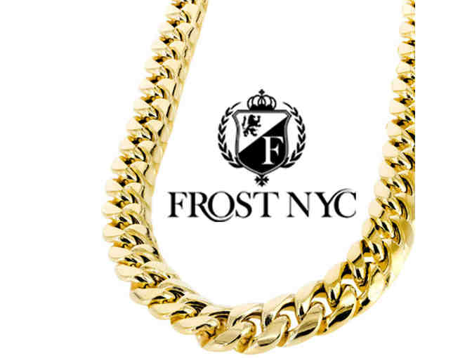 Frost NYC 14K Gold Bracelet Solid Miami Cuban Link
