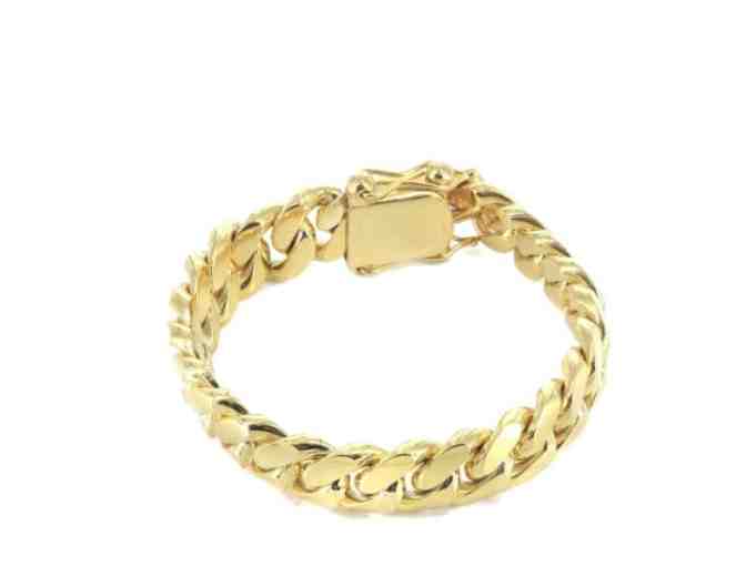 Frost NYC 14K Gold Bracelet Solid Miami Cuban Link