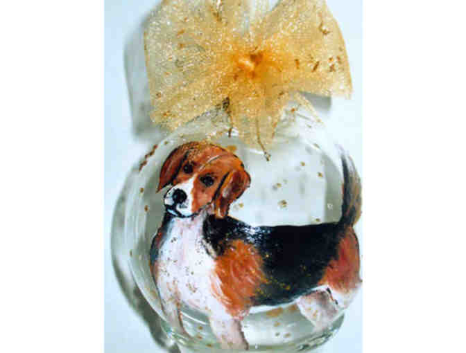 Personalized Hand-crafted Dog Ornament