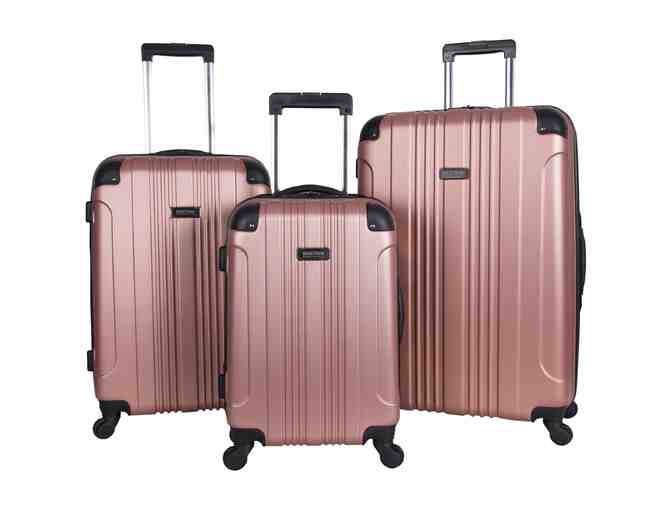 Kenneth Cole 3 Piece Rose Gold Reaction Continuum Luggage Set