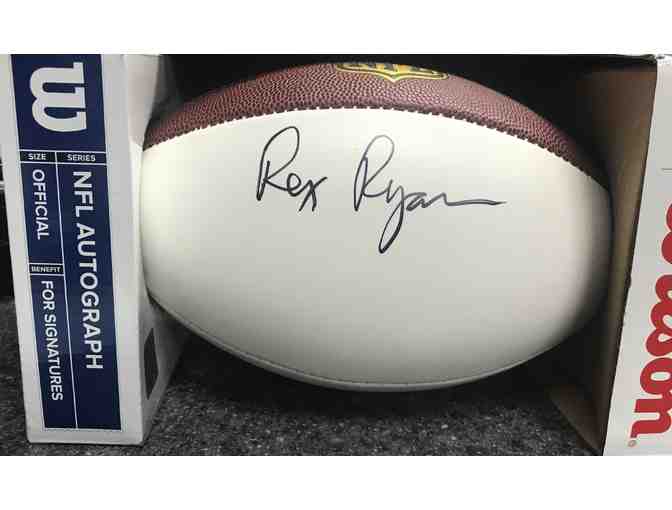 Rex Ryan Autographed NFL Football