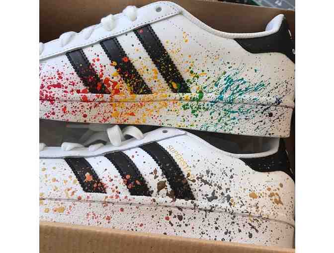 Splatter Painted Adidas