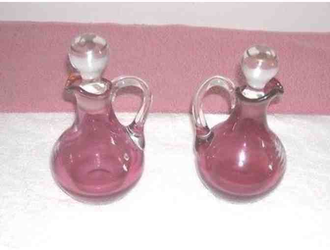 Vintage Oil and Vinegar Bottle Set