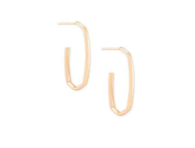 Kendra Scott Rose Gold Necklace & Earring Set