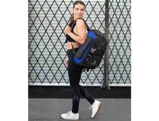 Elite Sports Athletic Convertible Blue Boxing Gear Gym Bag & Backpack