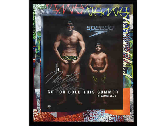 Olympic Medalist, Nathan Adrian Speedo Autographed Poster