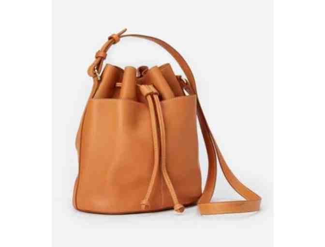 Arianna Leather Bucket Bag
