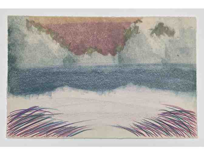 Susan Westwood Pastel & Acrylic on Lithograph-Monoprint-1