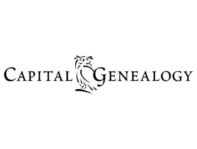 Capitol Genealogy - Gift Certificate for Two (2) hours of Family History Research