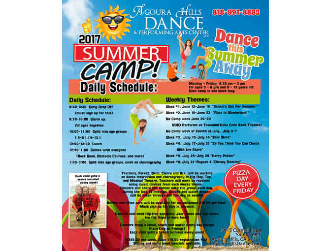 Camp - Agoura Hills Dance - One (1) Week of Summer Dance Camp
