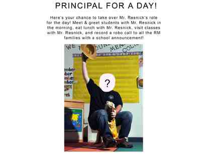 Principal for a Day! WINTER