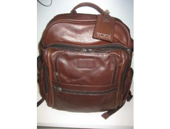 Tumi Napa Leather Computer Deluxe Business Backpack