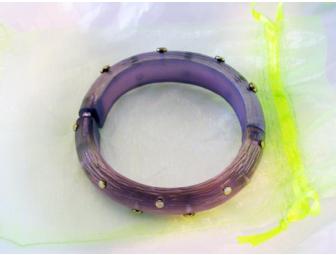 Lavender Bangle & Earring Set from Finicky Filly