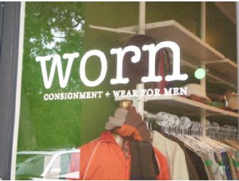 Worn Men's Consignment Store - $40 Gift Certificate