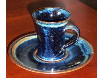 14 piece Espresso Set Crafted by Famed Irish Artist Louis Mulcahy