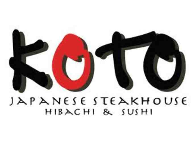 Koto Restaurant gift card