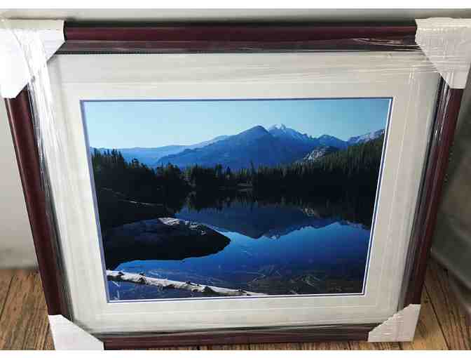 Bear Lake and Longs Peak Framed Photograph