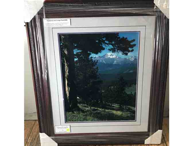 Ponderosa and Longs Peak Framed Photograph