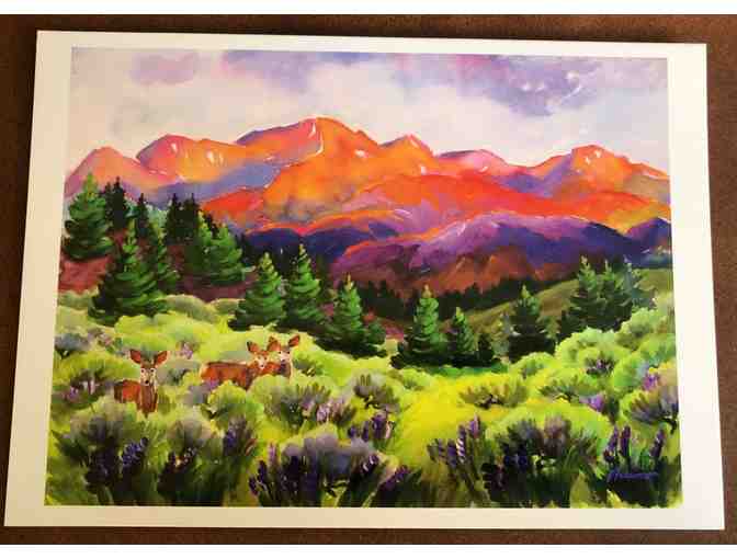 Sunset Over Mosquito Pass Matted Print and Greeting Cards
