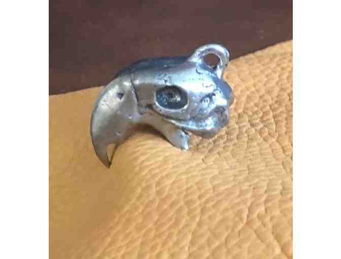 Macaw Skull Pewter Pendant