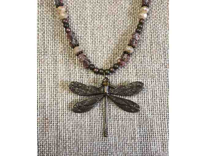 Dragonfly Necklace and Earring Set
