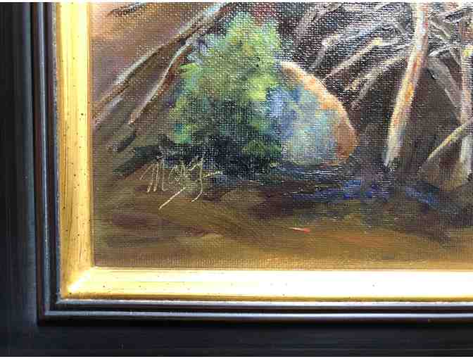 Original Oil Painting of Deer Mountain
