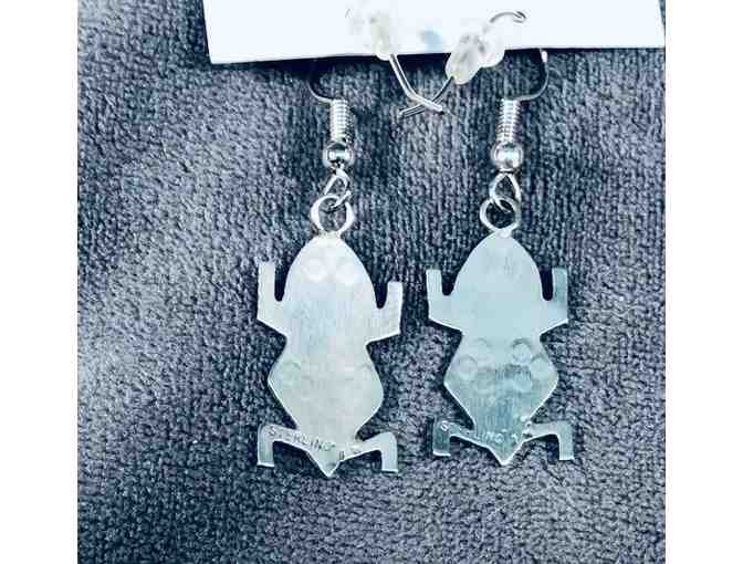 Butterfly and Frog Earrings
