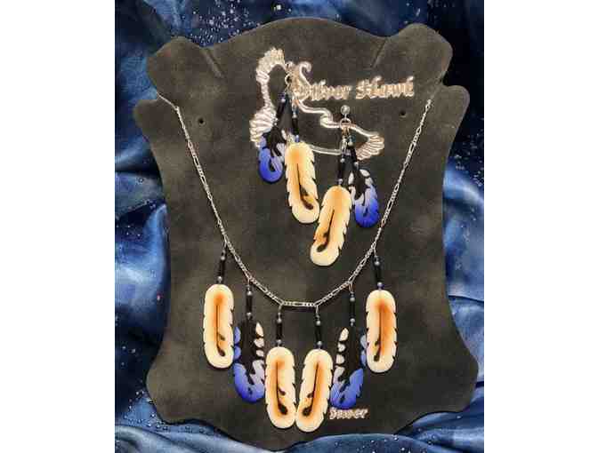 Premier - American Kestrel Dreamcatcher with Custom Necklace and Earring Set