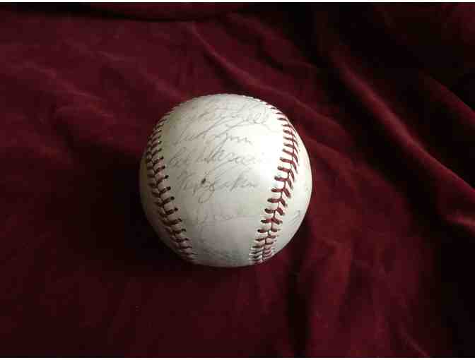 Autographed Red Sox baseball, 1977