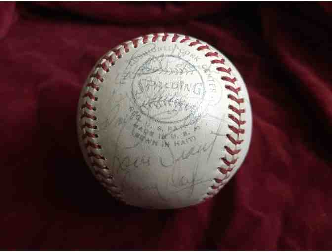 Autographed Red Sox baseball, 1977