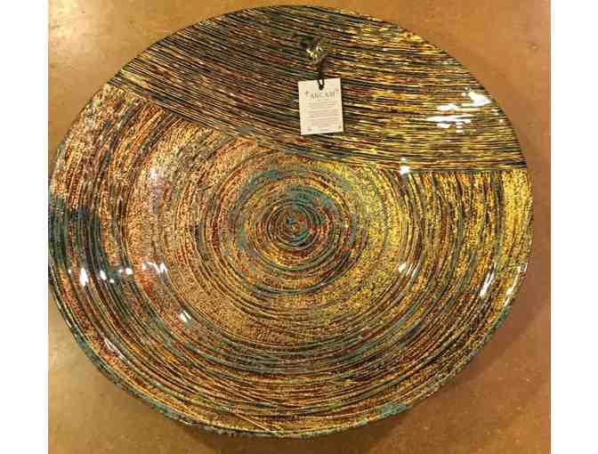 Akcam Art Glass Platter & Shopping